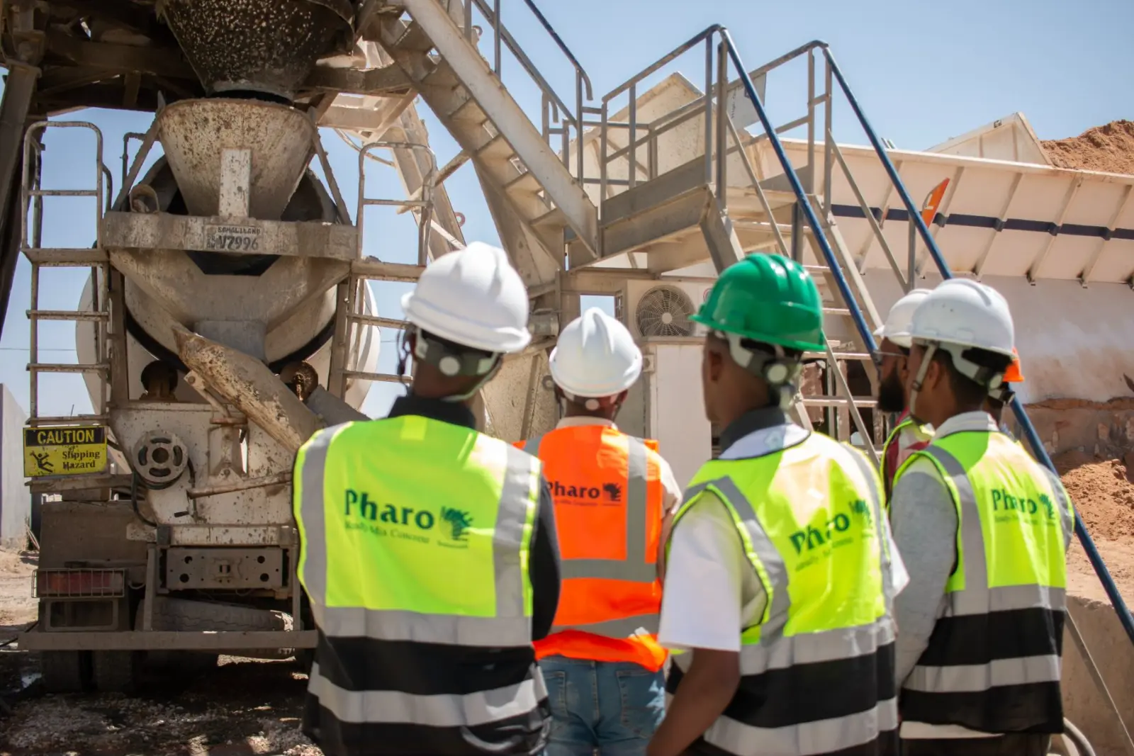 Pharo Ready-Mix Concrete plant, Somaliland.