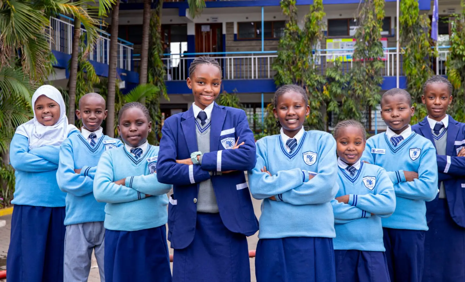 Students at Pharo School, Nairobi.